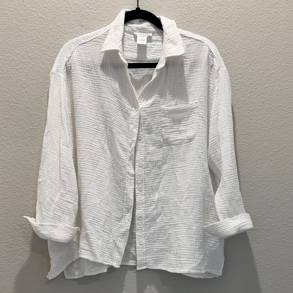 Kirious Women’s Linen Top Small EUC
